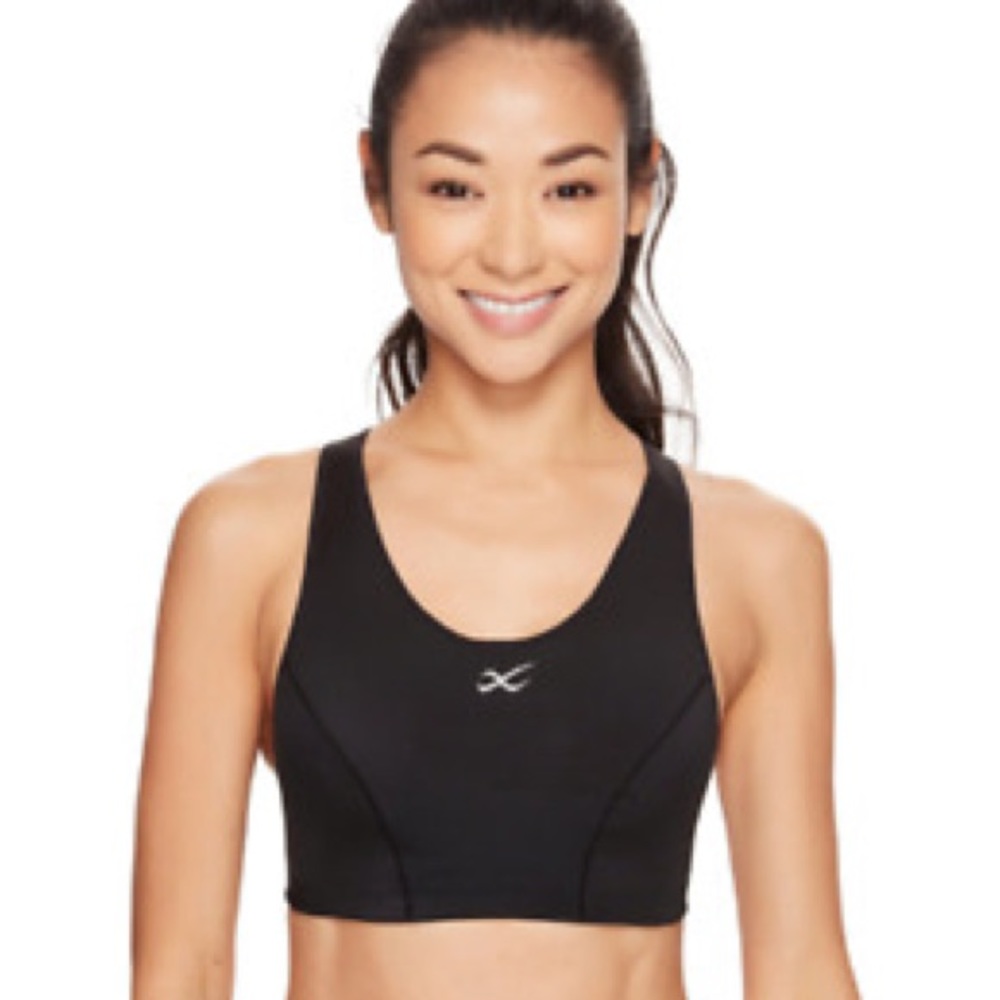 *CW-X Women's Sport Support Bra Performx Run Sports Bra Black